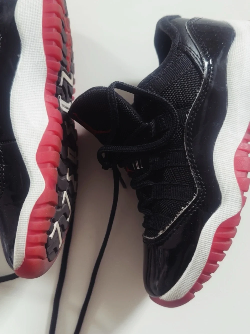Nike Black and Red Kids Basketball Shoes